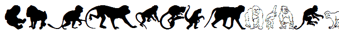 MonkeysDC Primates font